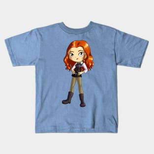 Amy Pond Chibi Kids T-Shirt